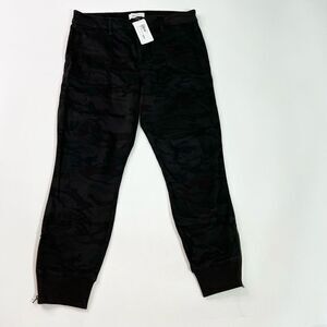 Level 99 Pants Womens 31 Camp Laura Utility Pant NEW Black Ankle Cuff Zippers